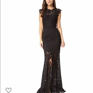 Black Lace Maxi Dress